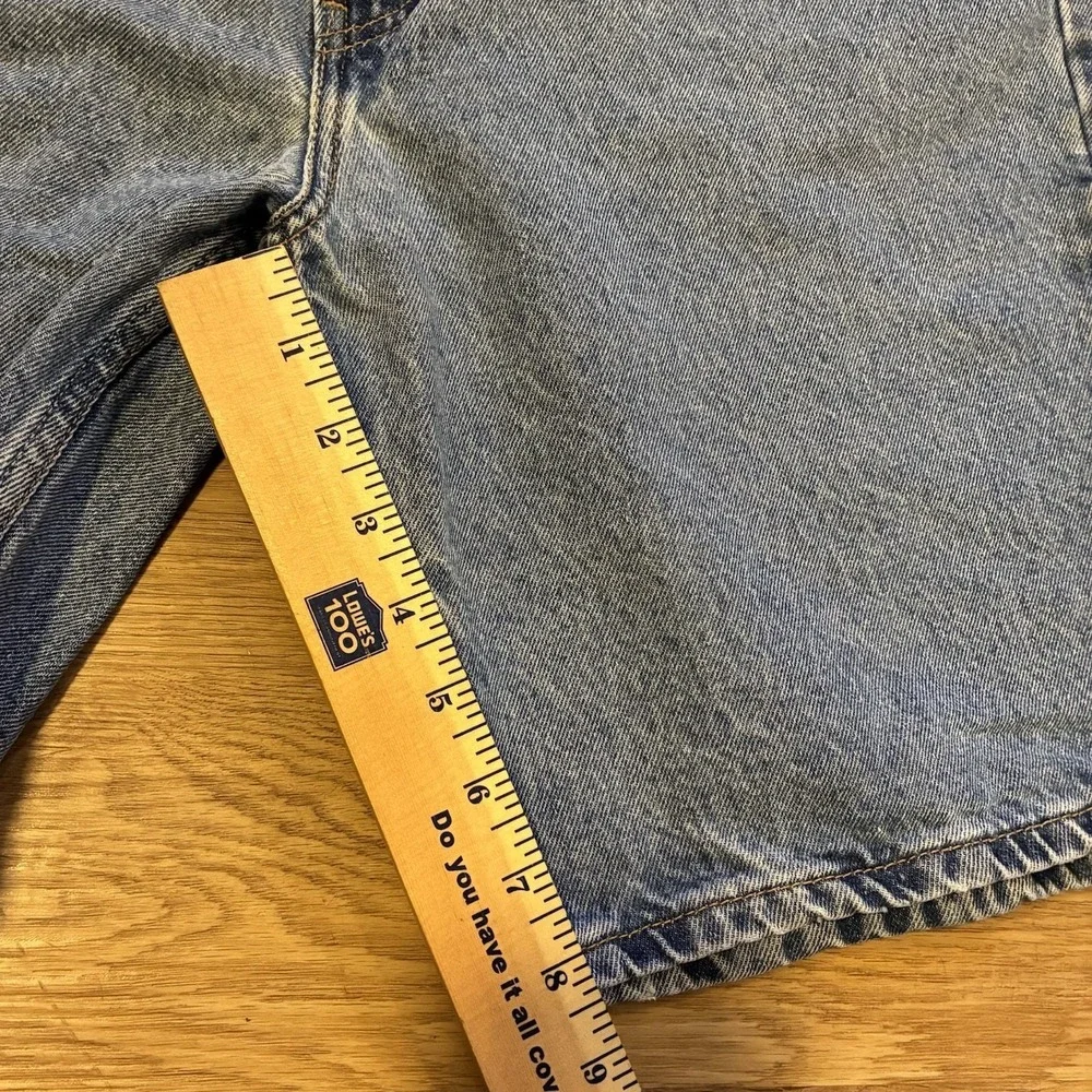 Vintage Levi's 505 Jean Shorts Men's 38 Blue Denim Light Wash Regular‎ Jorts Y2K